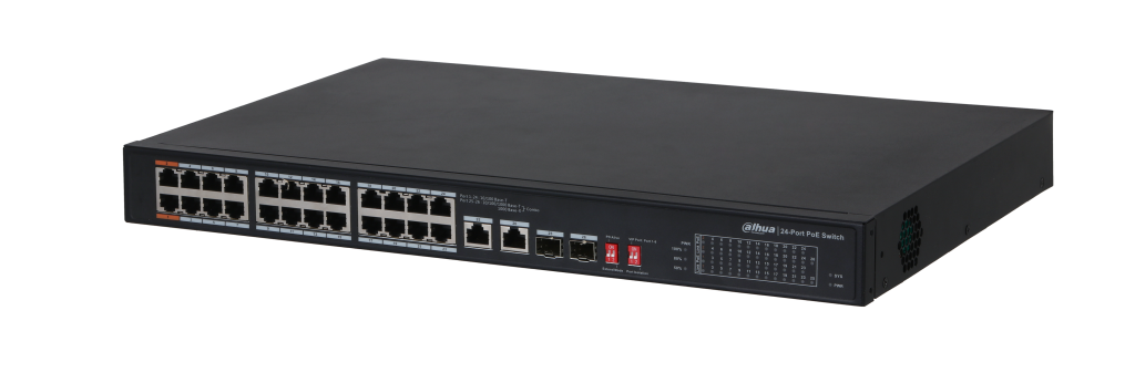 PFS3226-24ET-240 26-Port Unmanaged Switch with 24-Port PoE